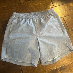 Gray shorts with built ins